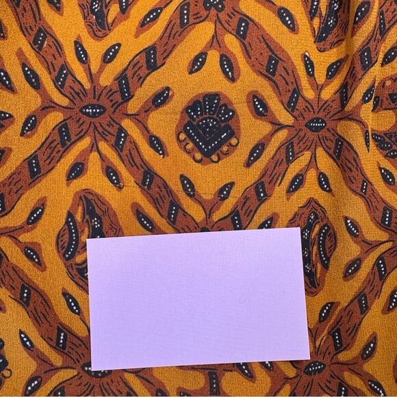 Ulla Johnson Anika Dress Ochre Silk Ruffle Size 8 - Picture 11 of 12